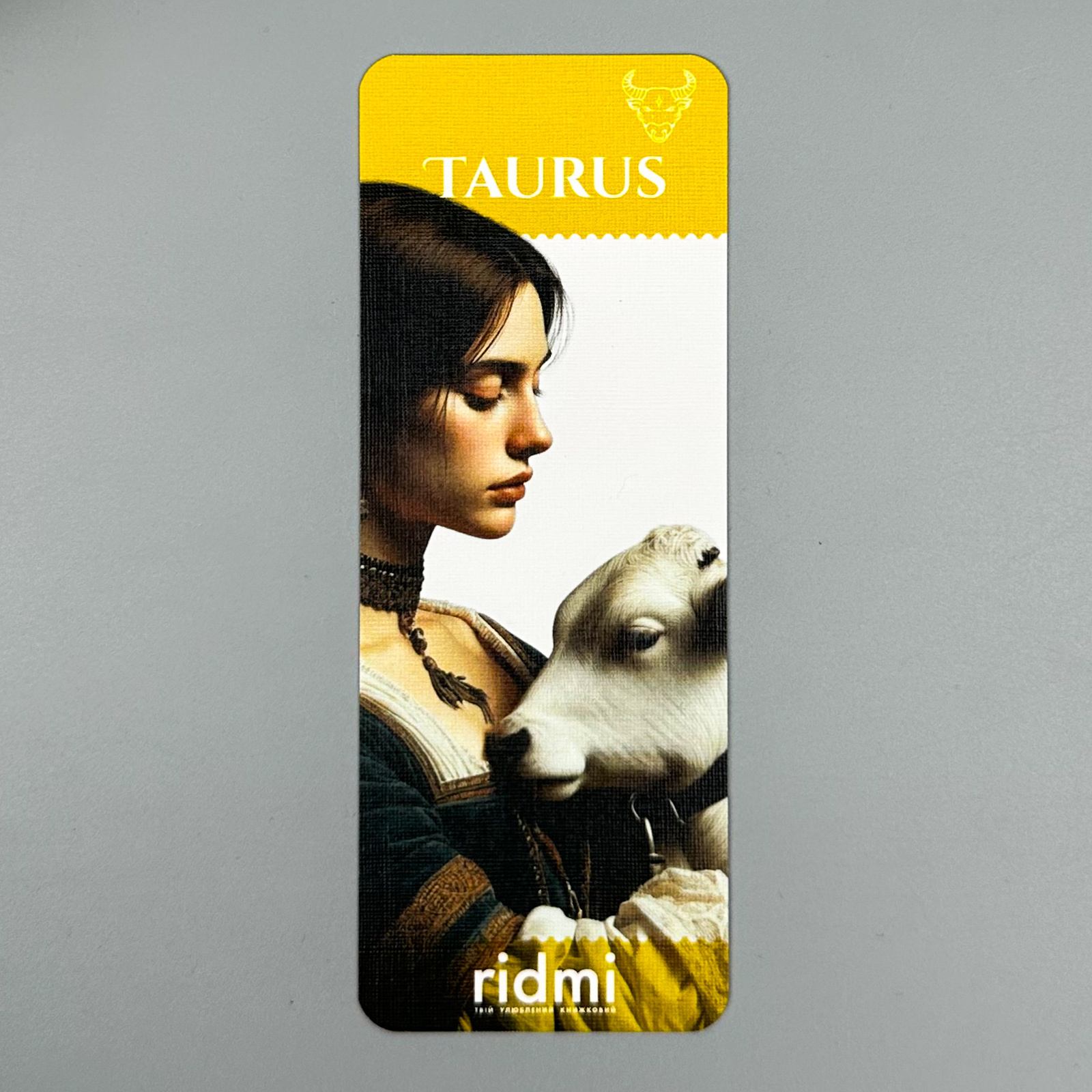 Закладка Зодіак (дизайнерський картон). . 