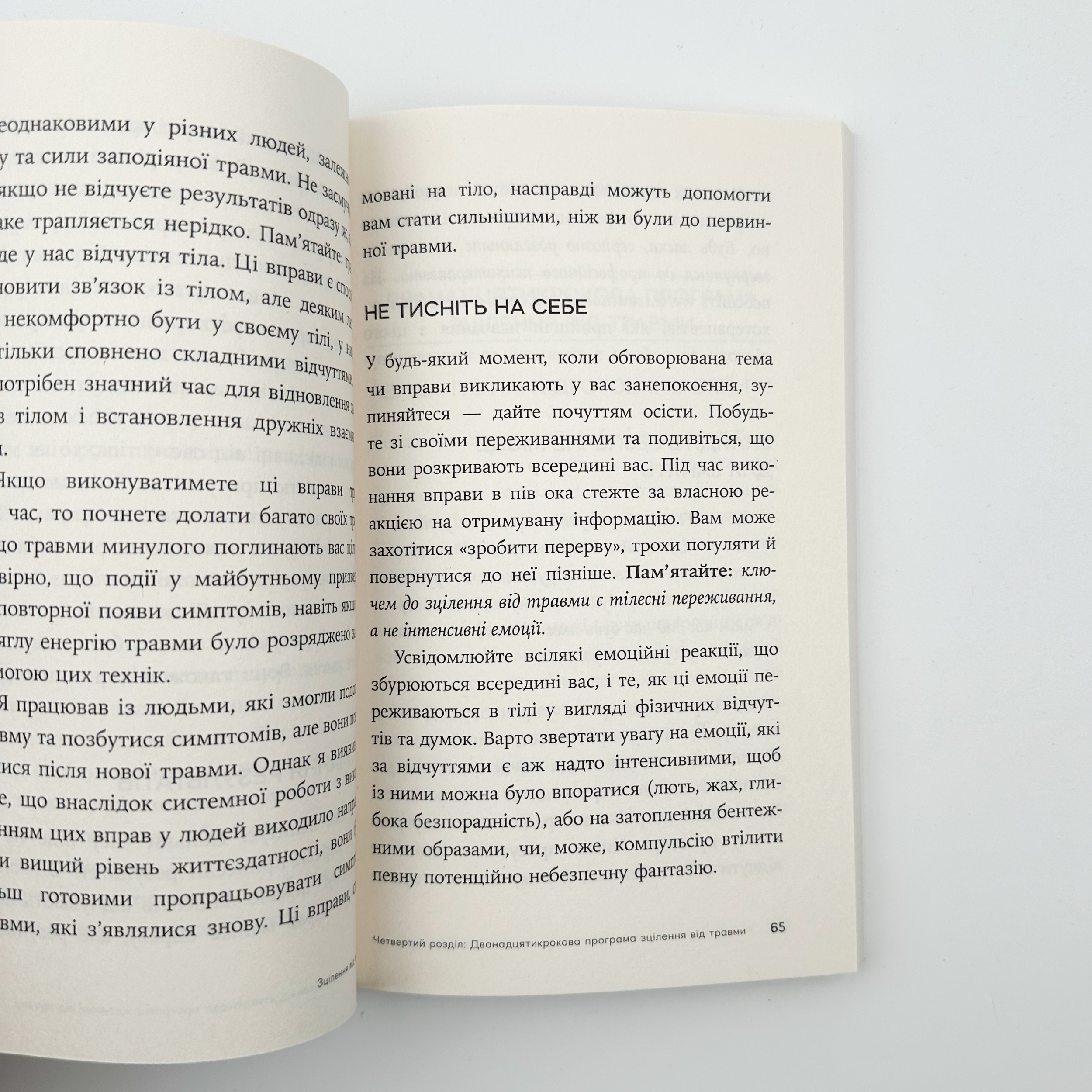 Зцілення від травми. Автор — Пітер Левін. 