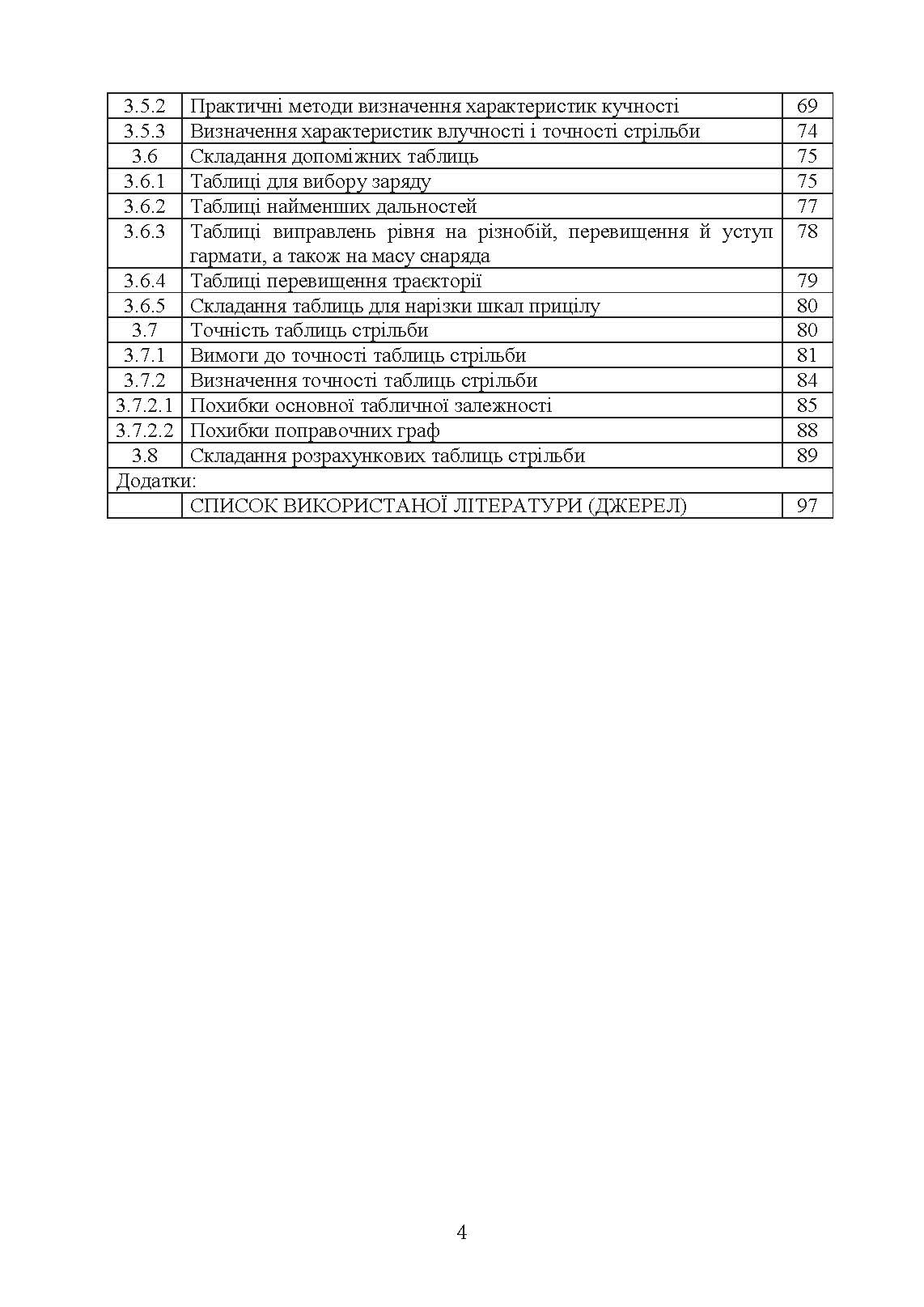 Типова методика складання таблиць стрільби артилерійських систем. . 