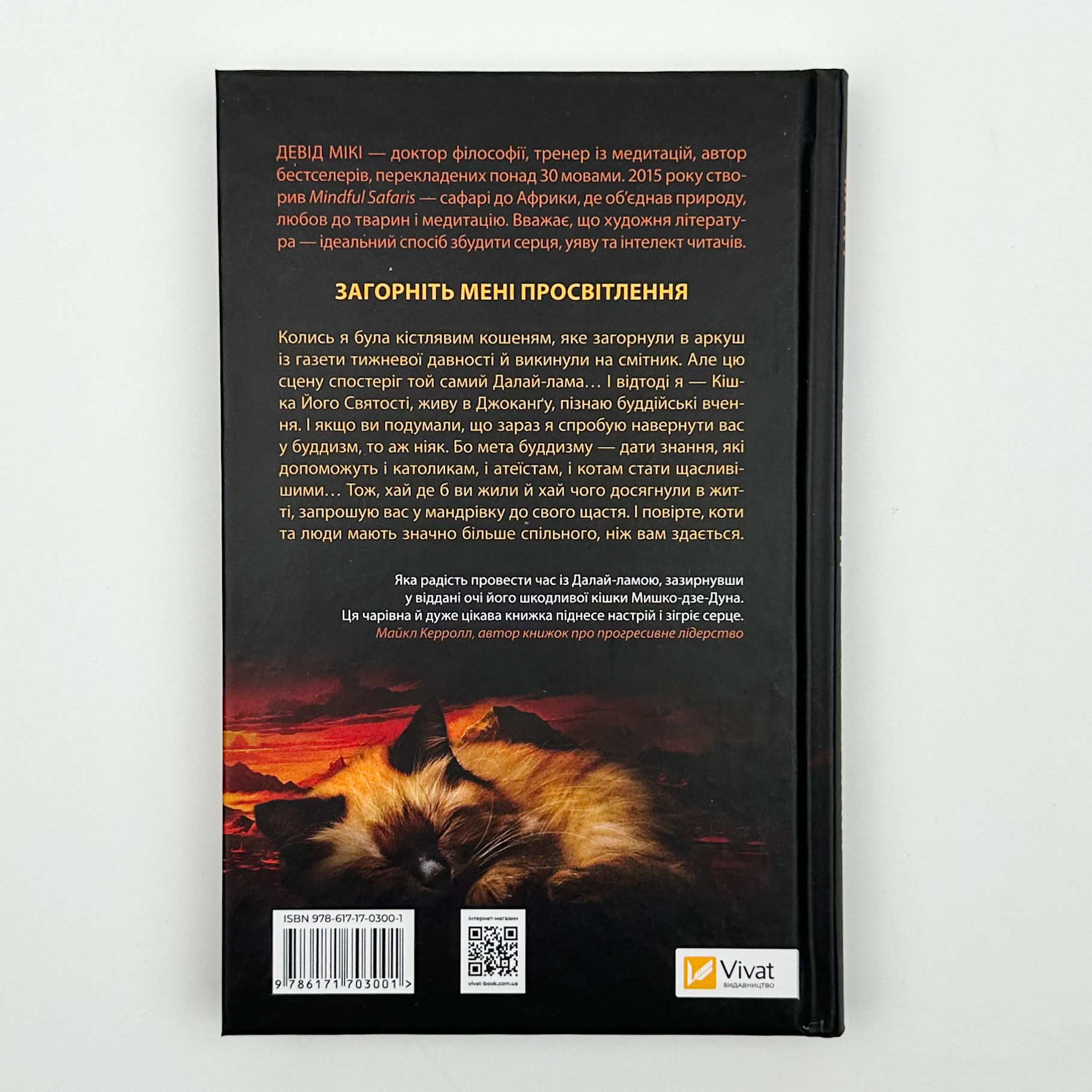 Кішка Далай-лами. Автор — Девід Мікі. 