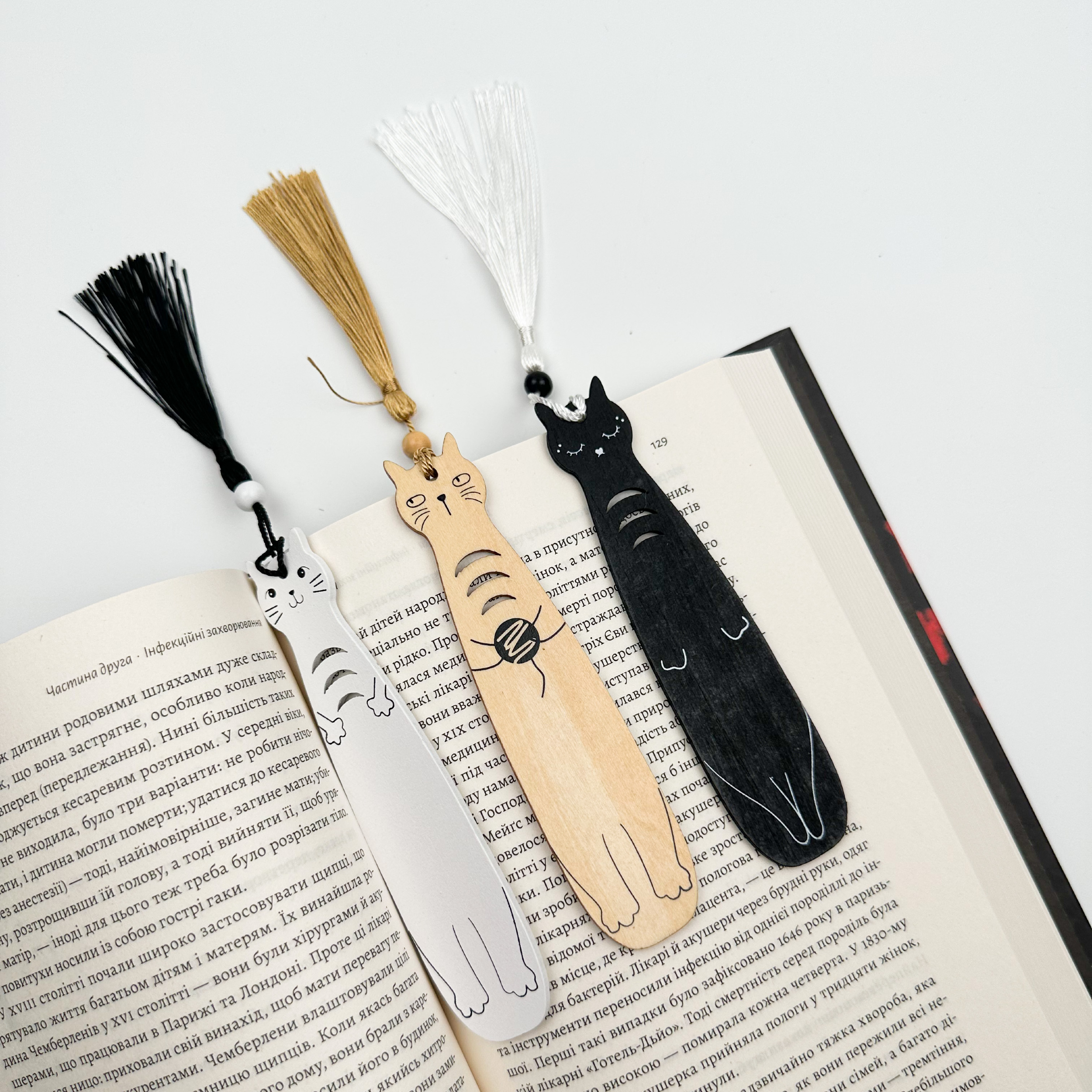 Закладка для книг Котики